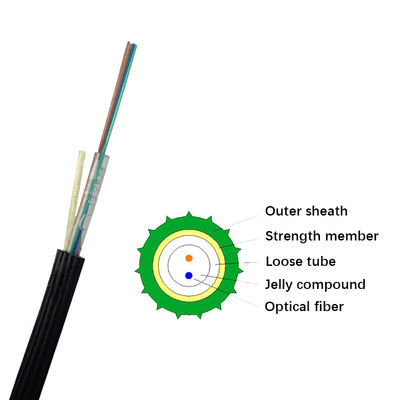 Diámetro micro del solo modo 3m m de la base del cable de fribra óptica 2 de G652D