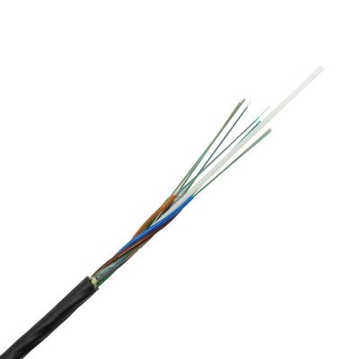 2-288 cable de fibra óptica, cable micro soplado del aire con la envoltura del HDPE