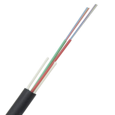 12 cable de fribra óptica de la base de la base 24 con dos la envoltura floja del tubo FRP LSZH