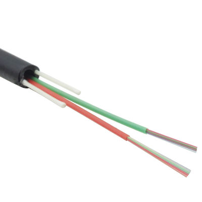 12 cable de fribra óptica de la base de la base 24 con dos la envoltura floja del tubo FRP LSZH