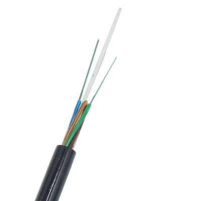 24 cables de fribra óptica GYFTY de la base trenzaron la prenda impermeable para el metro