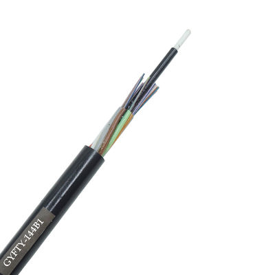 24 cables de fribra óptica GYFTY de la base trenzaron la prenda impermeable para el metro