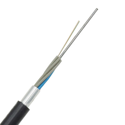 Base acorazada del cable 6 de la fibra del solo modo de G652D con el tubo flojo