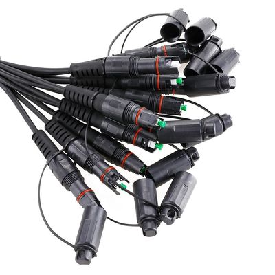 Cable unimodal OptiTap de la solución del solo tubo FTTH a SC APC Jumper Type