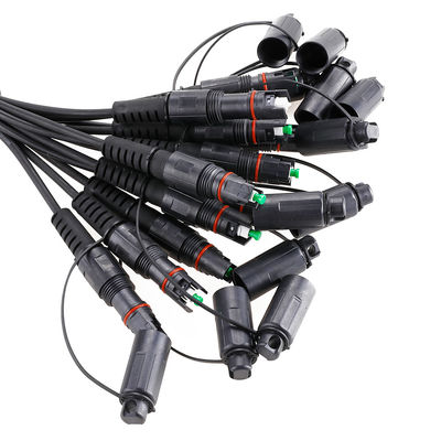 Cordón de remiendo impermeable modificado para requisitos particulares de FTTH para SC APC de OptiTap Corning
