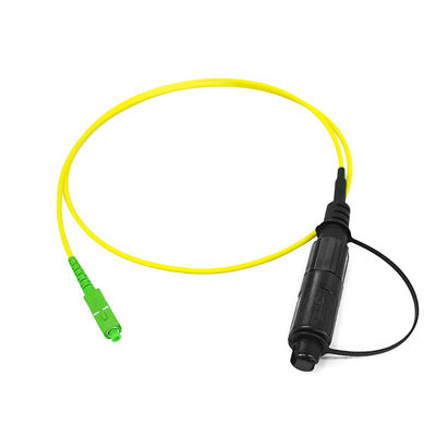 Cordón de remiendo impermeable modificado para requisitos particulares de FTTH para SC APC de OptiTap Corning