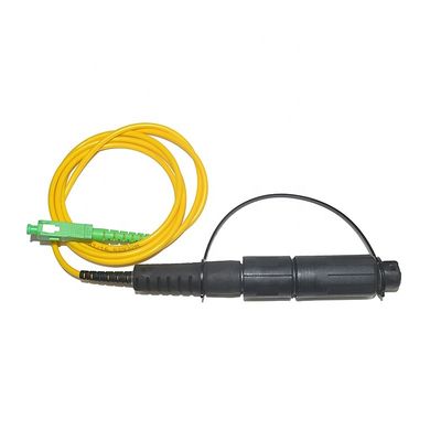 IP68 solución de la prenda impermeable FTTH, cordón de remiendo del SC APC de la fibra óptica con el conector de Optitap