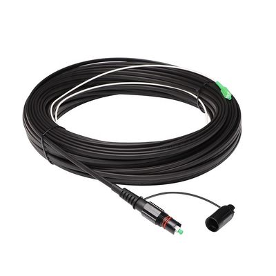 IP68 solución de la prenda impermeable FTTH, cordón de remiendo del SC APC de la fibra óptica con el conector de Optitap