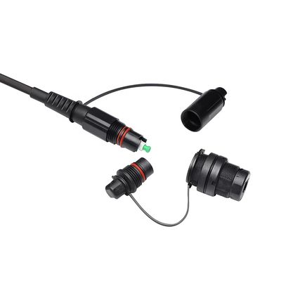 IP68 solución de la prenda impermeable FTTH, cordón de remiendo del SC APC de la fibra óptica con el conector de Optitap