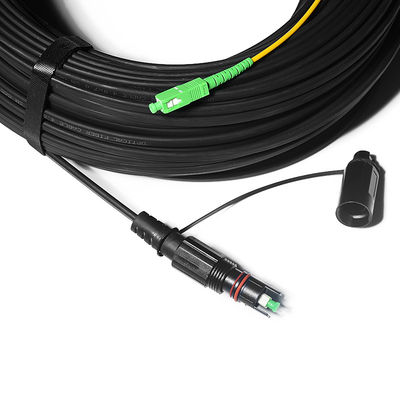La solución impermeable de FTTH, cordón de remiendo de FTTA con el SC endureció el conector de OptiTap