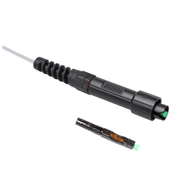 Adaptador óptico de la fibra del campo de FTTH reforzado con el conector rápido de FAC