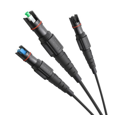 1 tipo al aire libre del conector del SC APC del IP del cable de descenso de la solución de la base FTTH MINI