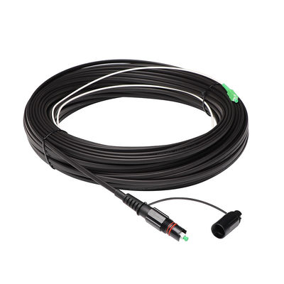 Cable de descenso de Ftth de la prenda impermeable IP68 compatible con el conector del optitap