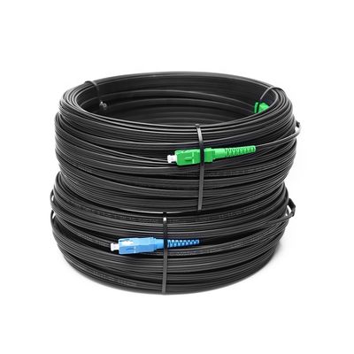 Cable de descenso de Jumper Outdoor FTTH, cordón de remiendo óptico de la fibra de G657A