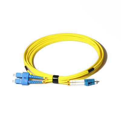 Simplex del solo modo del cordón de remiendo del cable de la fibra del SC APC 2m m para el sistema de FTTH