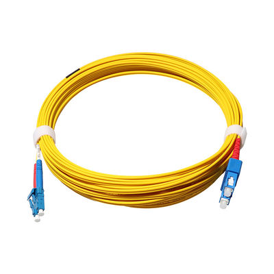Simplex del solo modo del cordón de remiendo del cable de la fibra del SC APC 2m m para el sistema de FTTH