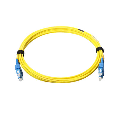 El SC del LC duplica la fibra Jumper Patch Cord el 1m con ISO9001 Certifaction