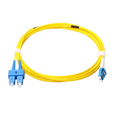 9/125 SC del ST LC FC del duplex del cable óptico de la fibra del solo modo - SC UPC