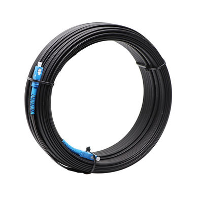 cable de descenso de la fibra óptica del 150m, SC al cordón de remiendo del SC G.657A para al aire libre