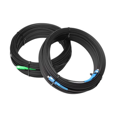 Tipo óptico fuerza del cable de descenso de la fibra de la coleta de APC de la PC del SC GJYXFCH de FRP