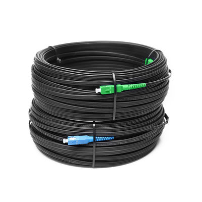 Tipo óptico fuerza del cable de descenso de la fibra de la coleta de APC de la PC del SC GJYXFCH de FRP