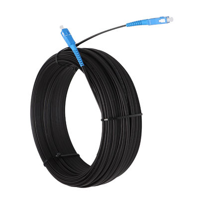 Tipo óptico fuerza del cable de descenso de la fibra de la coleta de APC de la PC del SC GJYXFCH de FRP