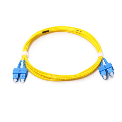 modo óptico del ST APC UPC del SC LC del cordón de remiendo de la fibra amarilla de 3M FC solo