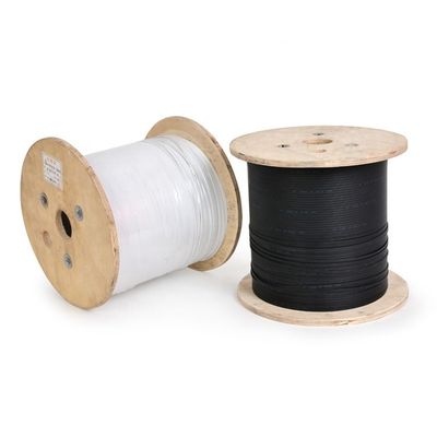 Cable de descenso de la fibra óptica FTTH de los corazones de la muestra libre 1,2,4 de la fábrica