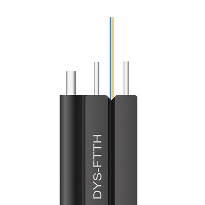 GJXH GJXCH 1,2,4,6,8,12 quita el corazón del cable de fribra óptica interior de FTTH al cable de descenso plano/al aire libre