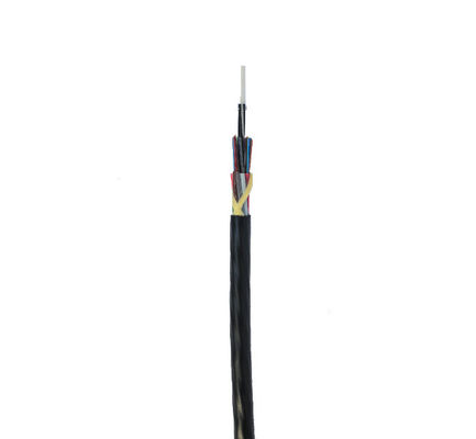12~288 cable de fribra óptica soplado G652D GCYFTY del aire micro unimodal del conducto de los corazones