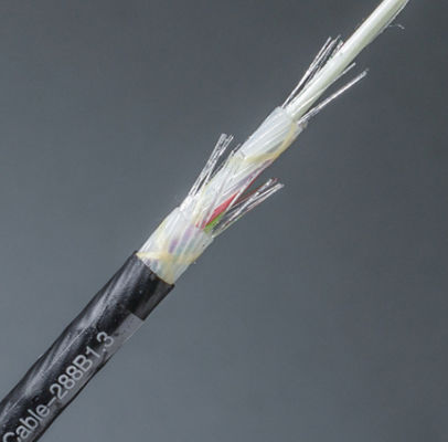 12~288 cable de fribra óptica soplado G652D GCYFTY del aire micro unimodal del conducto de los corazones