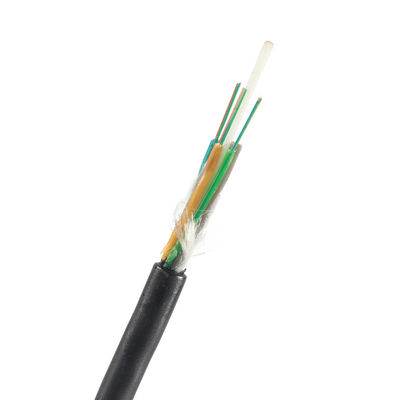 GYFTY 12 24 36 48 72 96 144 288 solos modos de la base G652D trenzó el cable de fribra óptica flojo del tubo