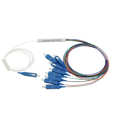 Mini divisor pasivo del PLC de la fibra óptica 1x8 para el equipo de prueba de cabletelevisión