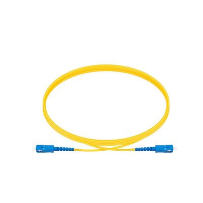 Cordón de remiendo del cable de fribra óptica del SC UPC para el medios convertidor interior