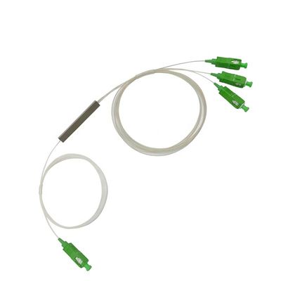Divisor de la fibra óptica de G657A1 FTTH 1x2, mini SC APC 0.9m m del divisor del PLC