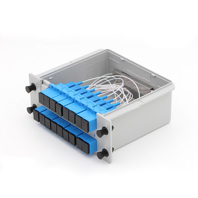 Tipo longitud de onda del casete del divisor 1x16 de la fibra óptica del PLC del SC UPC de 1650nm