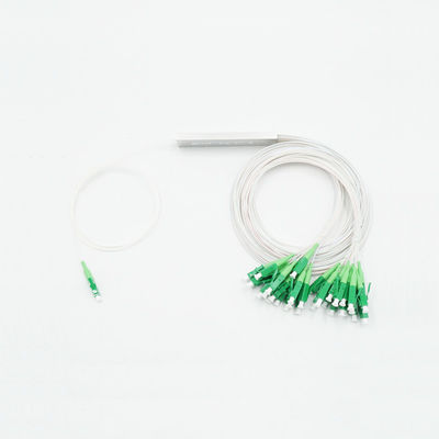 divisor de acero 1x32 de la fibra óptica del tubo de 0.9m m con el conector del LC APC