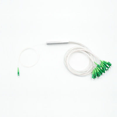 divisor de acero 1x32 de la fibra óptica del tubo de 0.9m m con el conector del LC APC