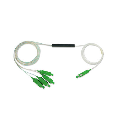 Divisor del PLC de Mini Steel Tube Type 1 * 4 con el conector del SC APC UPC