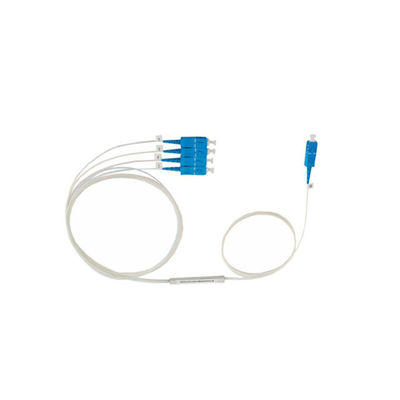 Divisor del PLC de Mini Steel Tube Type 1 * 4 con el conector del SC APC UPC