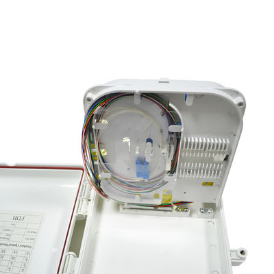 Caja de distribución de la base de FTTH 16, prenda impermeable plástica de la caja que empalma IP66 de la fibra óptica