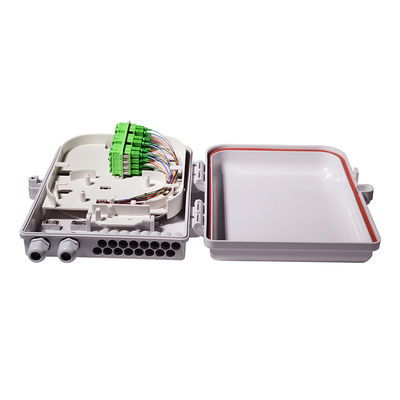 Caja de distribución de la base de FTTH 16, prenda impermeable plástica de la caja que empalma IP66 de la fibra óptica