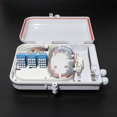 Caja de distribución de la base de FTTH 16, prenda impermeable plástica de la caja que empalma IP66 de la fibra óptica