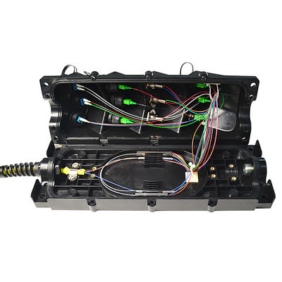 Caja terminal óptica de la fibra de la prenda impermeable multifuncional para SC óptico de ODVA H el mini