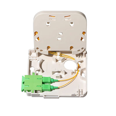 Tipo portuario del SC de la caja terminal de la fibra óptica de FTTH 1 mini para el panel del enchufe de pared
