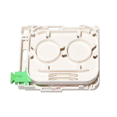 Tipo portuario del SC de la caja terminal de la fibra óptica de FTTH 1 mini para el panel del enchufe de pared
