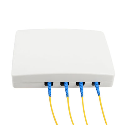 Caja de distribución de la fibra óptica del ODM del OEM, base de la caja 4 de la terminación de FTTH