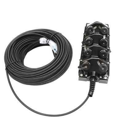 Caja terminal de la fibra óptica impermeable IP68 con 8 base de la base 24 de la base 12