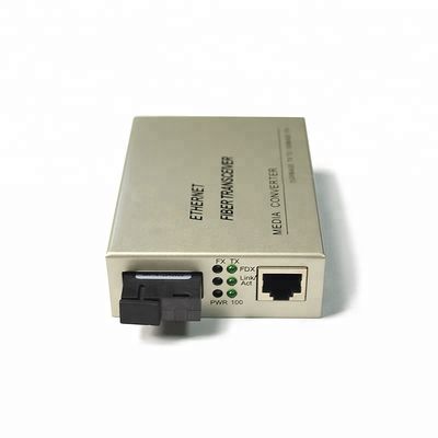 Tipo a dos caras a una cara portuario del convertidor 4 de la fibra óptica del solo modo del SC de los 20KM medios