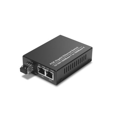 SFP modo 10M a dos caras a una cara del medios convertidor de la fibra óptica RJ45 al solo el 100M
